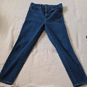 American Eagle Outfitters Dark Blue Skinny Jeans